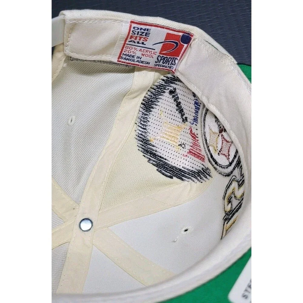 1990s Pittsburgh Steelers Vintage NFL Pro Line Hat Sports Specialties NWT